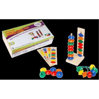 Conical beads with pattern cards