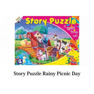 Story puzzle - A rainy picnic day