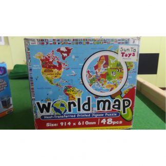 World map foam puzzle