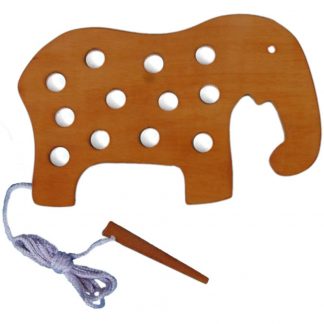 Wooden Elephant lacing