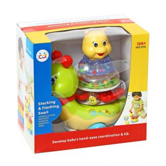 Stacking and flashing snail