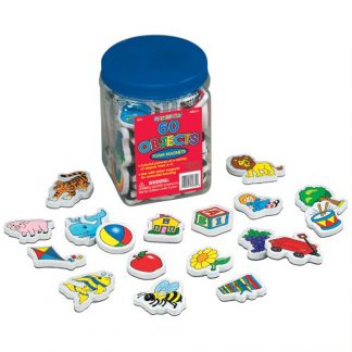 60 Objects Foam Magnets